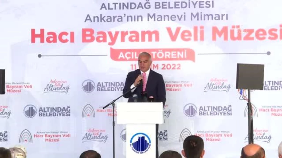 Kültür ve Turizm Bakanı Ersoy, Hacı Bayram Veli Müzesi\'nin açılışına katıldı