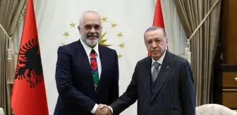 Cumhurbaşkanı Erdoğan, Arnavutluk Başbakanı Edi Rama'yı kabul etti