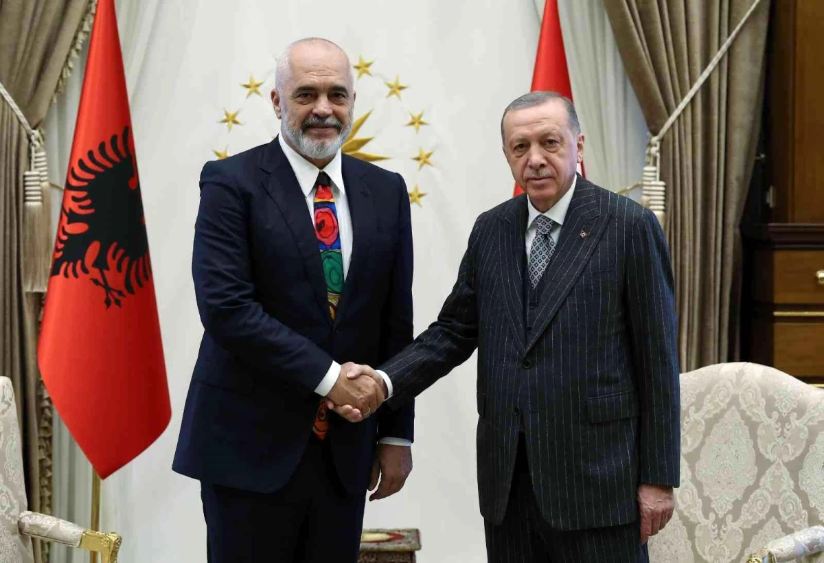 Cumhurbaşkanı Erdoğan, Arnavutluk Başbakanı Edi Rama\'yı kabul etti