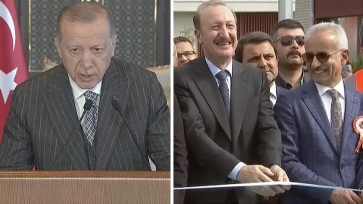 Cumhurbaşkanı Erdoğan, canlı bağlantıyla katıldığı törende bakan yardımcısını uyardı: Kesme, kesme, sabırlı ol
