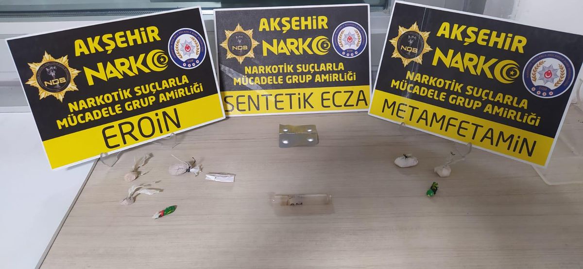Konya haber! Konya\'da uyuşturucu operasyonunda 9 zanlı yakalandı