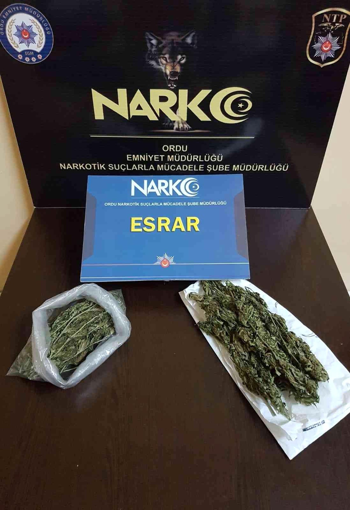 Son dakika haber: Ordu\'da uyuşturucu operasyonunda 1 kişi tutuklandı