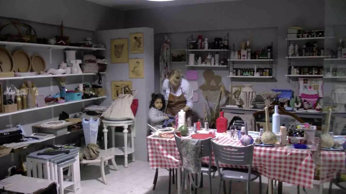 Pandemide kurulan küçük atölyeden geri dönüşüme büyük destek