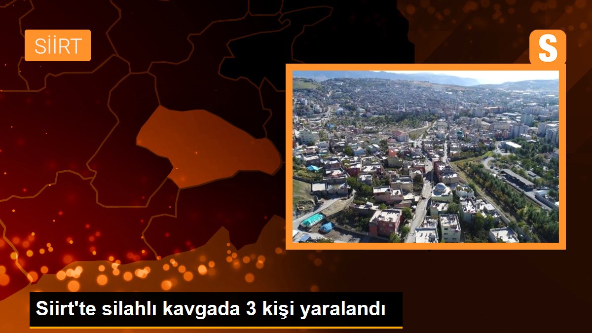 Siirt gündem haberleri... Siirt\'te silahlı kavgada 3 kişi yaralandı