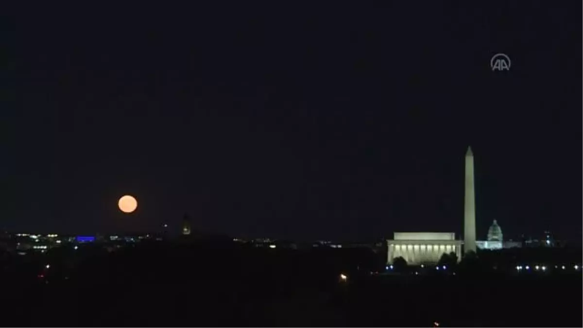 WASHINGTON - ABD'nin başkentinde 'Avcı Dolunayı'