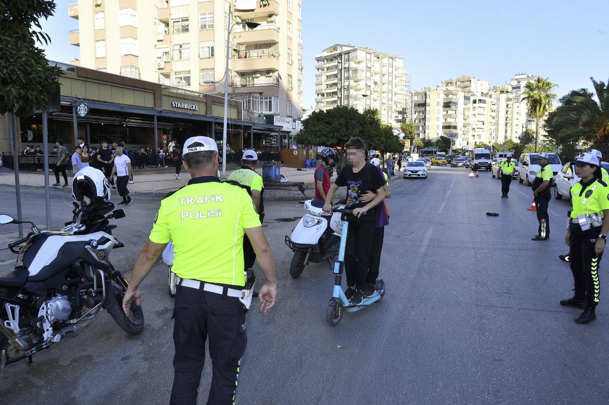 Adana haberi! Adana\'da elektrikli skuter denetimi gerçekleştirildi