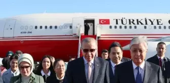Son dakika haber! Cumhurbaşkanı Erdoğan Kazakistan'a gitti
