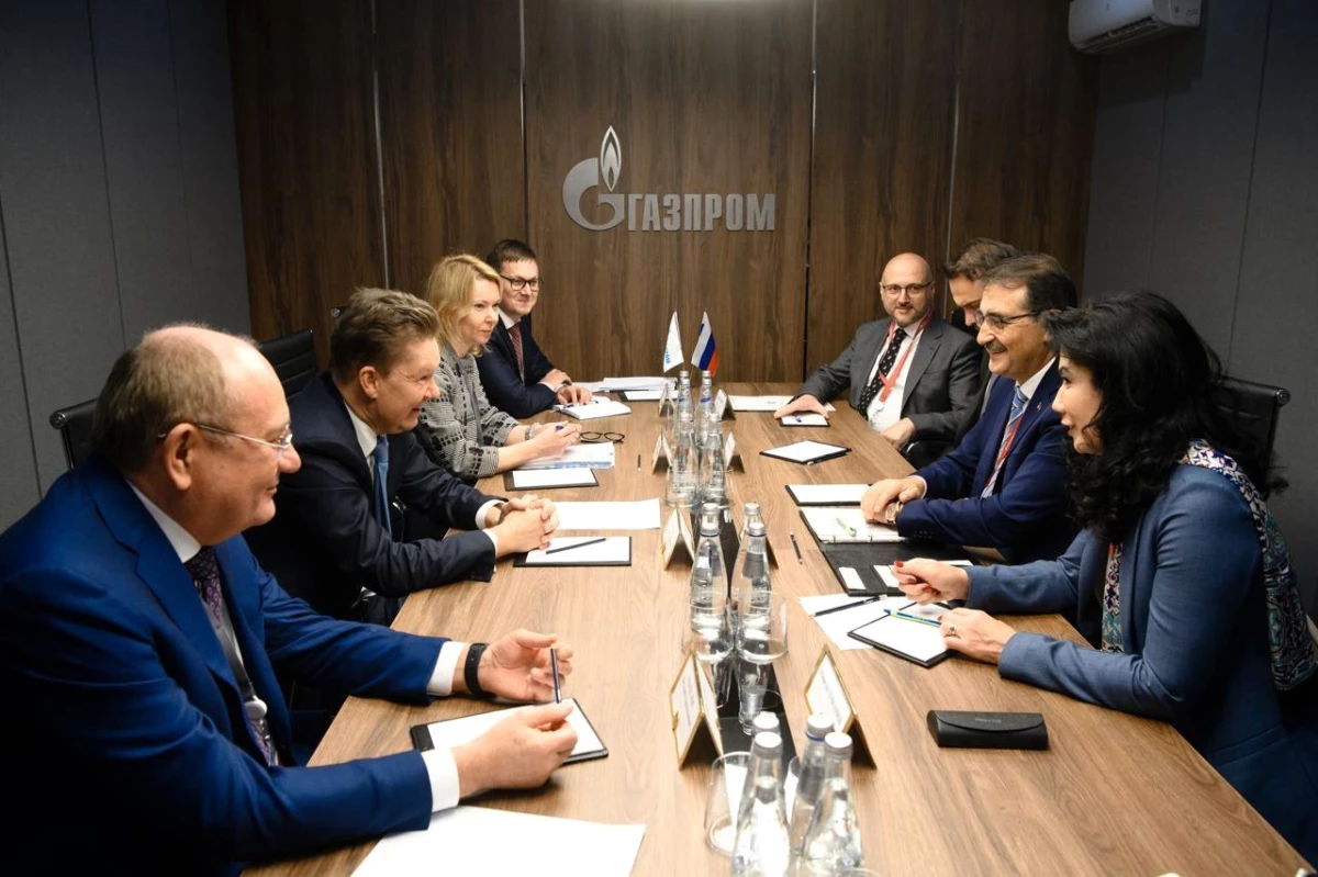 Gazprom Başkanı Miller: "Türkiye\'nin AB sınırında doğalgaz dağıtım merkezi oluşturabiliriz"