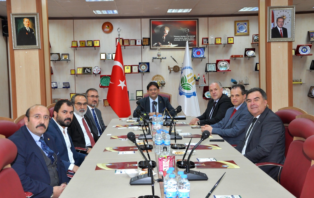 Erzurum haber | Kosova Bölgesel Kalkınma Bakanı Damka, Erzurum Ticaret Borsasını ziyaret etti