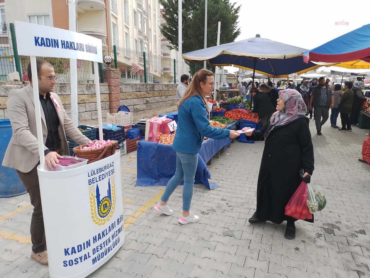 Tokat haberi | Lüleburgaz Belediyesi\'nden Pazar Yerinde Farkındalık Etkinliği