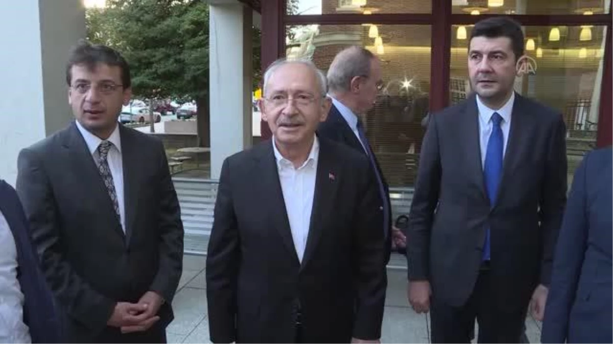 WASHINGTON - CHP Genel Başkanı Kılıçdaroğlu, ABD\'de John Hopkins Üniversitesinde öğrencilerle buluştu
