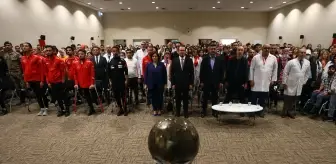 Ankara haberleri | Ampute Futbol Milli Takımı'ndan Ankara Şehir Hastanesi'ndeki hastalara moral ziyareti