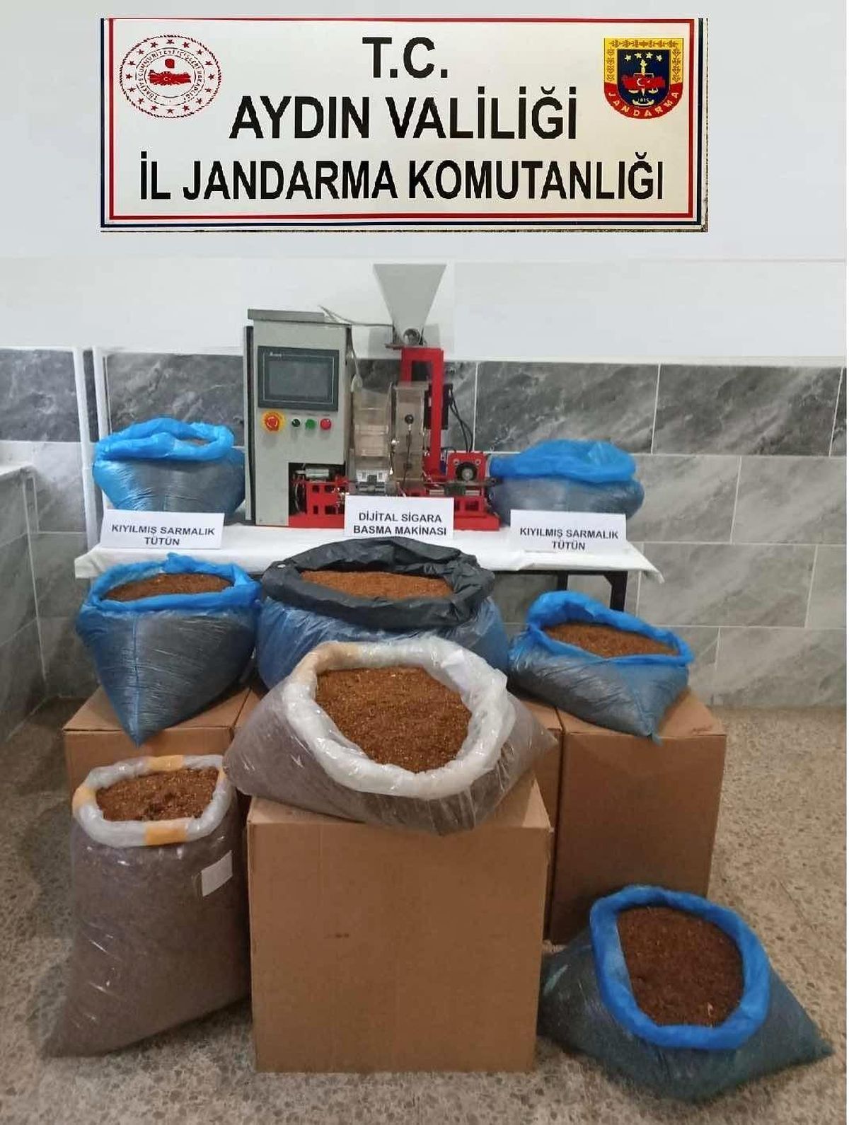 Aydın haberi | Aydın\'da 100 kilo kıyılmış tütün ele geçirildi