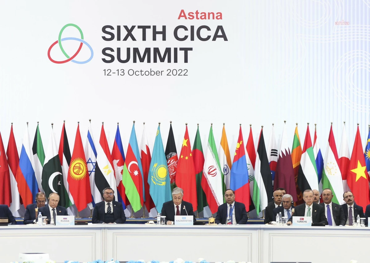 Özbekistan Cumhurbaşkanı Mirziyoyev, CICA 6. Zirvesi\'nde konuştu Açıklaması