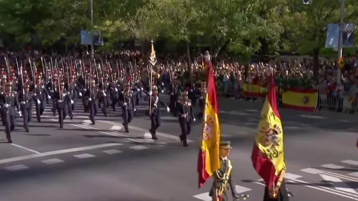 İspanya Ulusal Günü Madrid\'de Geçit Töreniyle Kutlandı