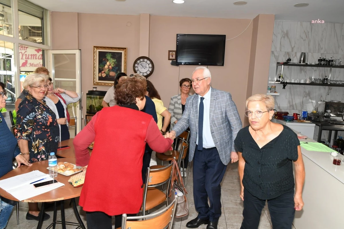 Son dakika haberi | Karabağlar Belediye Başkanı Selvitopu, F. Altay Mahallesi\'nin Kadın Sakinleri ile Buluştu