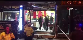 Kontrolden çıkan kamyonet dükkana daldı, genç doktor hayatını kaybetti