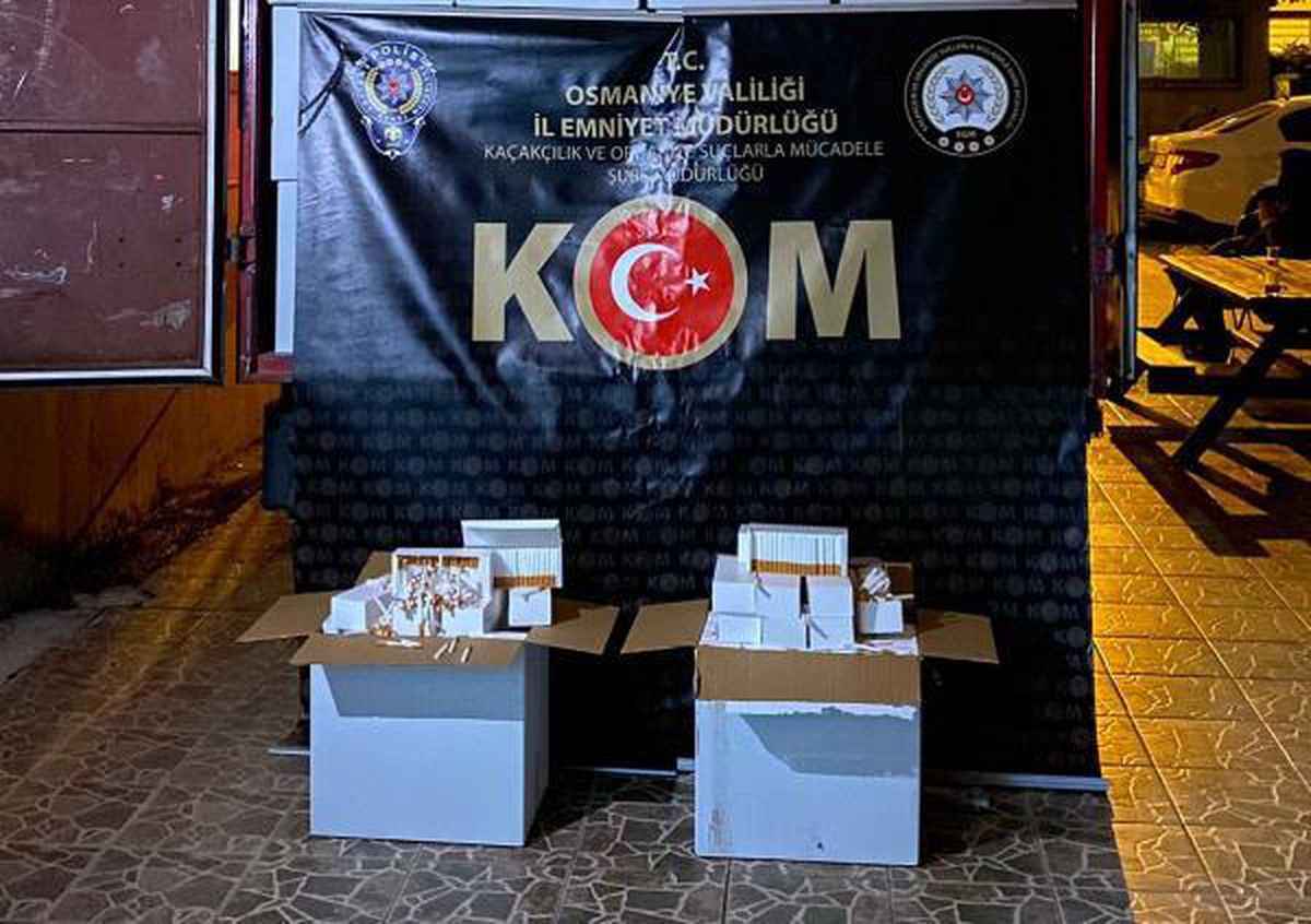 Osmaniye haber | Osmaniye\'de 430 bin makaron ile 24 bin 318 paket kaçak sigara ele geçirildi