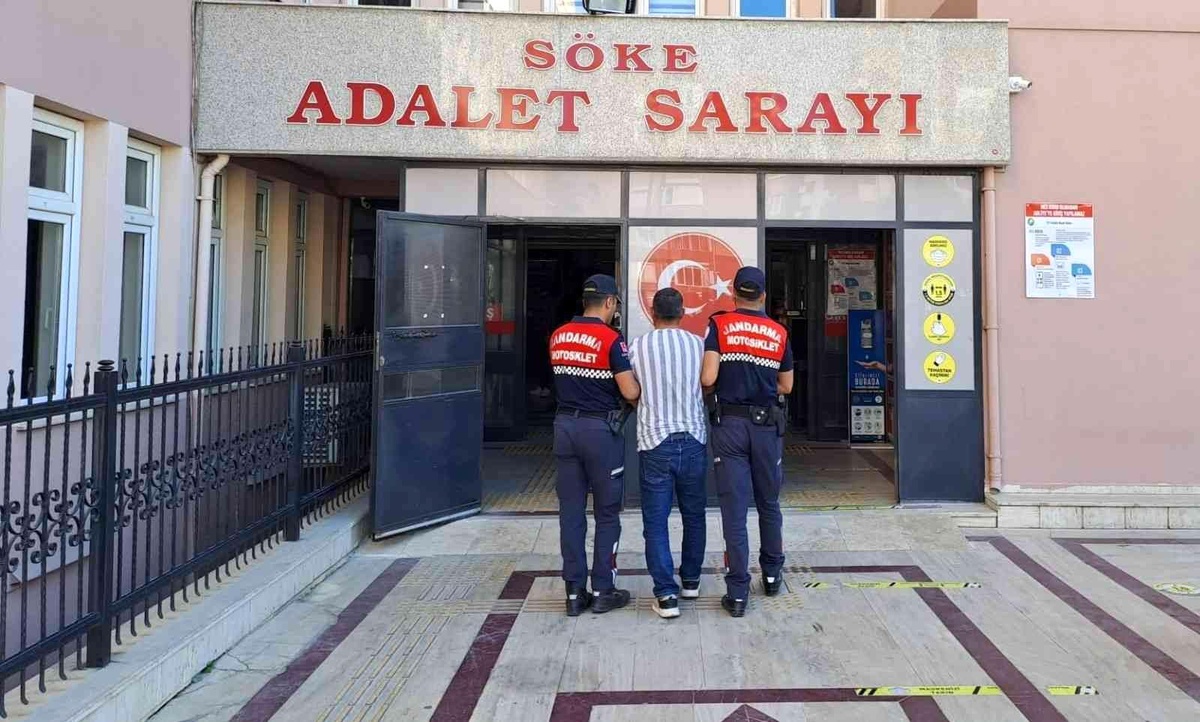 Aydın yerel haberi... Söke\'de 10 yıl kesinleşmiş hapis cezası ile aranan şüpheli yakalandı