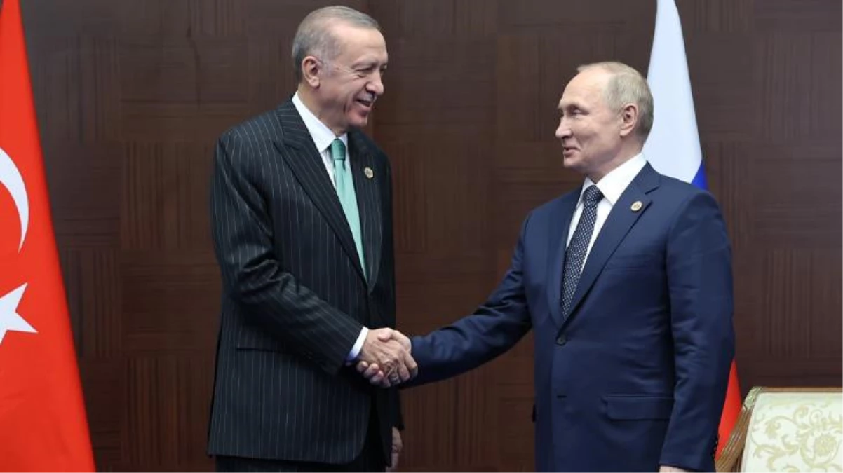 Kazakistan\'da dev zirve başladı! Cumhurbaşkanı Erdoğan ile Rusya lideri Putin bir araya geldi