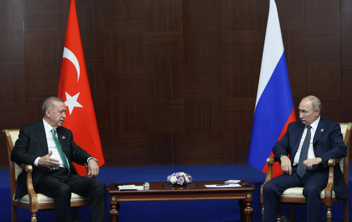 Cumhurbaşkanı Erdoğan ile Rusya lideri Putin\'in bir araya geldiği görüşme bitti