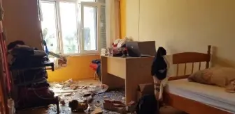 Su tankı basınçla patladı; 150 metre mesafedeki binanın duvarını yıktı