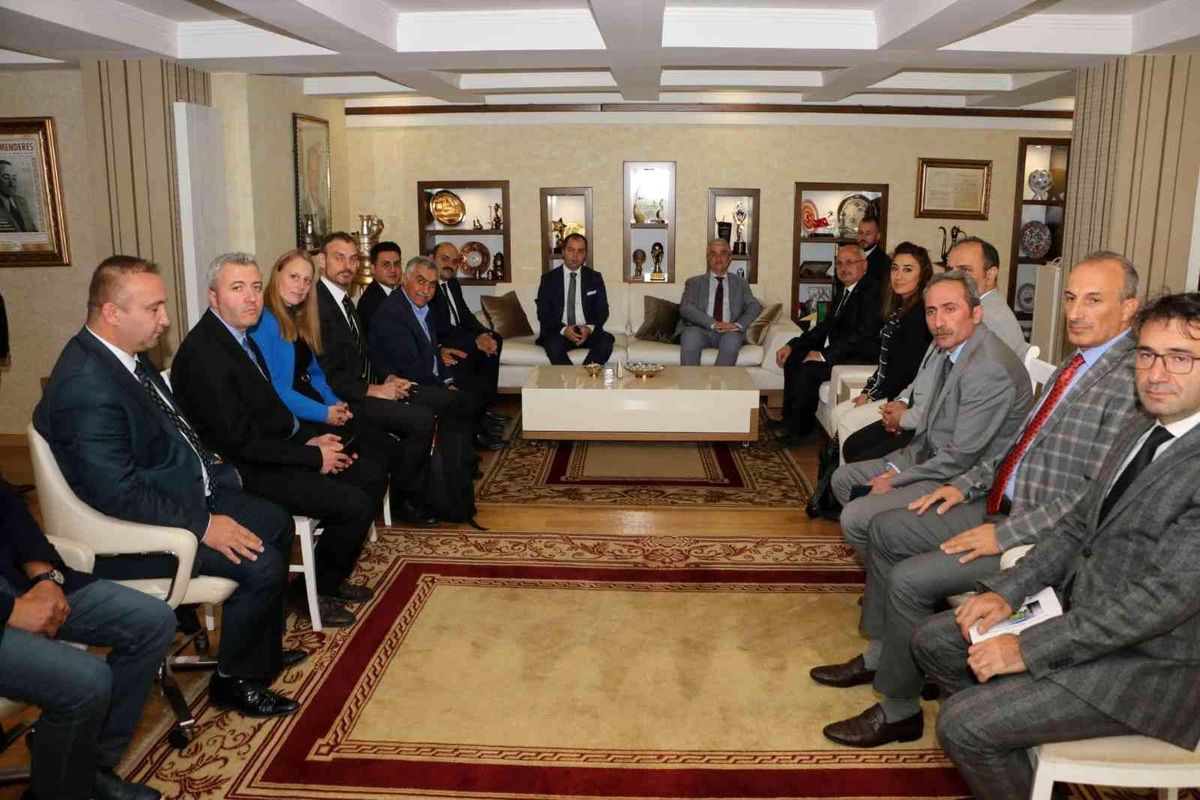 Erzurum haber! Başkan Orhan davet etti, Danimarka heyeti Erzurum\'a geldi