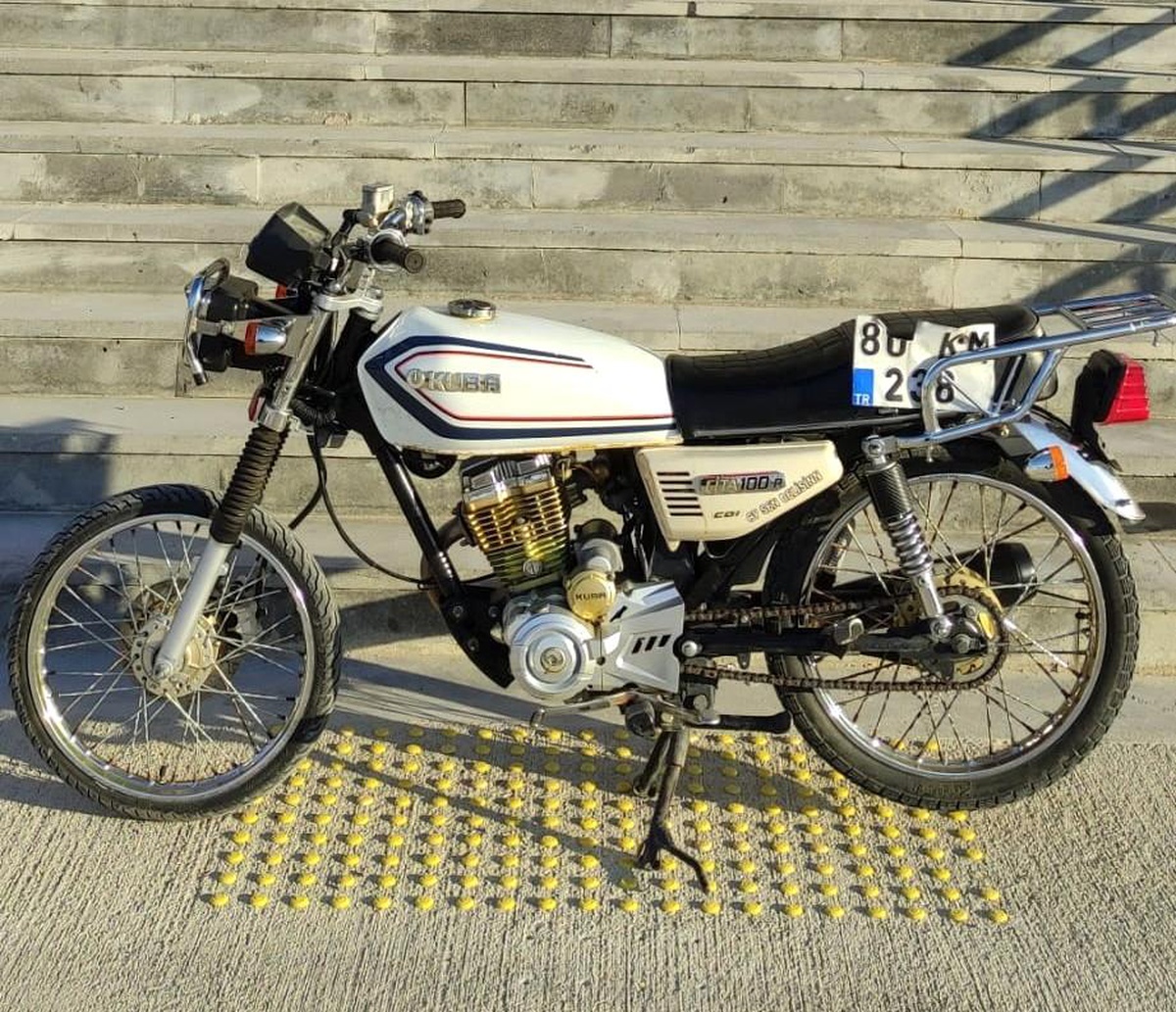 Çalınan motosiklet bulunarak sahibine teslim edildi