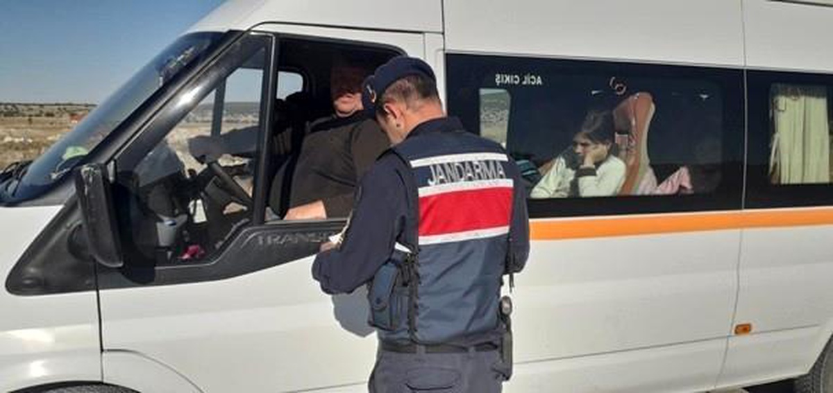 Jandarma uygulamalarında 28 araca 16 bin 626 lira ceza uygulandı