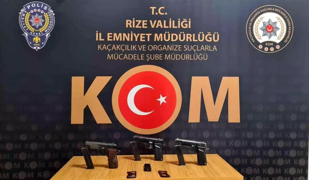 Son dakika haberi... Rize\'de silah kaçakçılığı operasyonu: 2 gözaltı