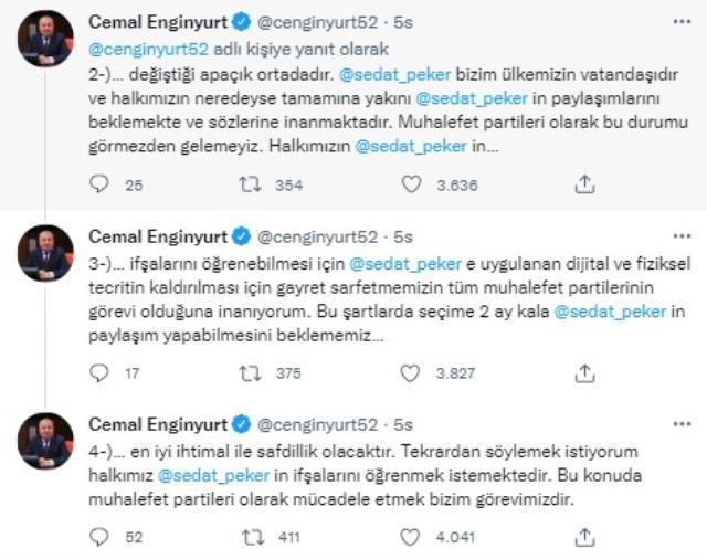 Sedat Peker'le görüşmek için BAE'ye uçak bileti almıştı! Cemal Enginyurt'a izin çıkmadı