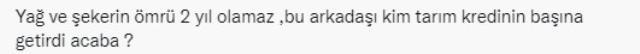 Tarım Kredi Kooperatifleri Genel Müdürü'nden tartışma yaratan çıkış: Türk halkının evinde en az iki yıllık şeker ve yağ var Tarım Kredi Kooperatifleri Genel Müdürü'nden tartışma yaratan çıkış: Türk halkının evinde en az iki yıllık şeker ve yağ var