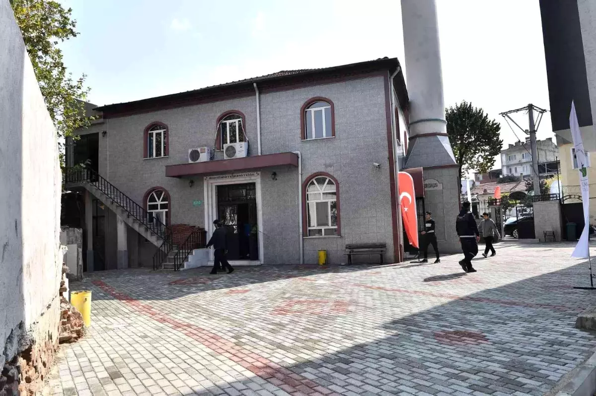 Ulufeli Cami çevre düzenlemesi tamamlandı