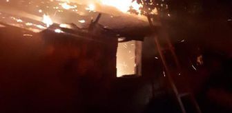 Balıkesir gündem haberi: Balıkesir'de ahırda çıkan yangında 3 küçükbaş hayvan öldü