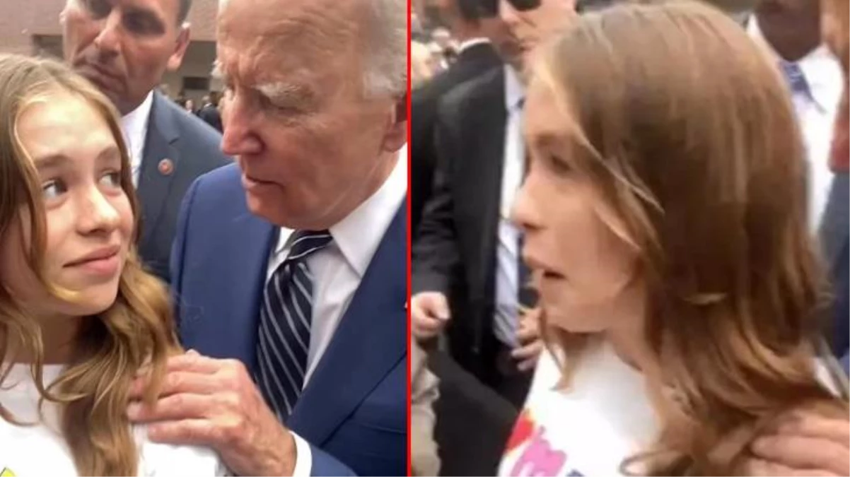 ABD Başkanı Biden\'ın verdiği ilişki tavsiyesi küçük kızı şaşırttı! Yüz ifadesi olay oldu