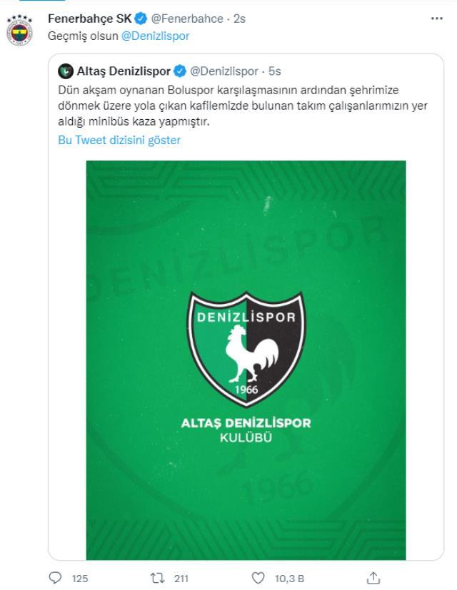 Denizlispor kafilesini taşıyan minibüs kaza geçirdi: 4'ü futbolcu 12 yaralı