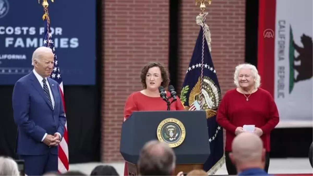 KALİFORNİYA - ABD Başkanı Joe Biden'ın batı eyaletlerine yaptığı ziyaret devam ediyor