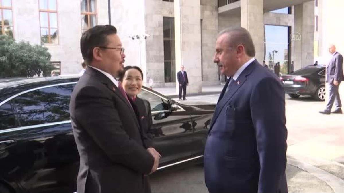 TBMM Başkanı Şentop, Moğol mevkidaşı Gombojav ile bir araya geldi