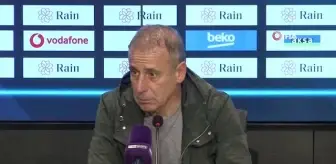 Son dakika haberi... Abdullah Avcı: 'Bugün kazanmak istedik ama olmadı'