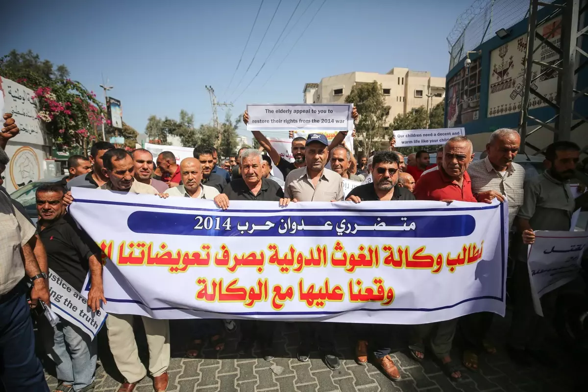 Son dakika haberleri | Gazzeliler, İsrail'in 2014 saldırısındaki mağdurların tazminatlarının ödenmesini istedi