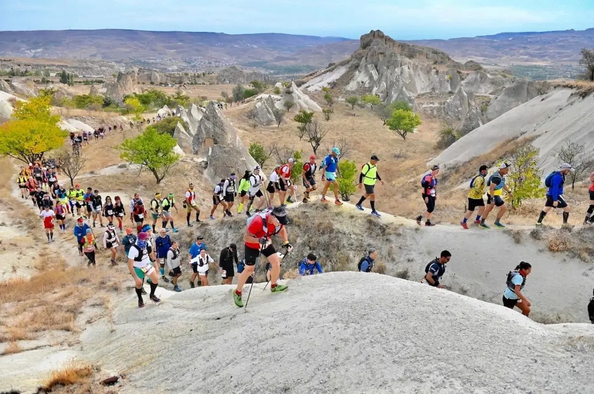 Kapadokya\'nın kalbi hafta sonu Ultra-Trail koşusu için attı