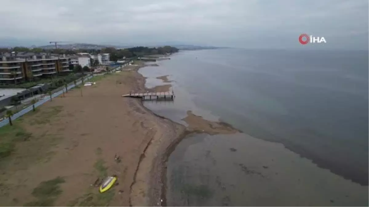 Yalova haberleri! Yalova\'da deniz suyu 10 metre çekildi