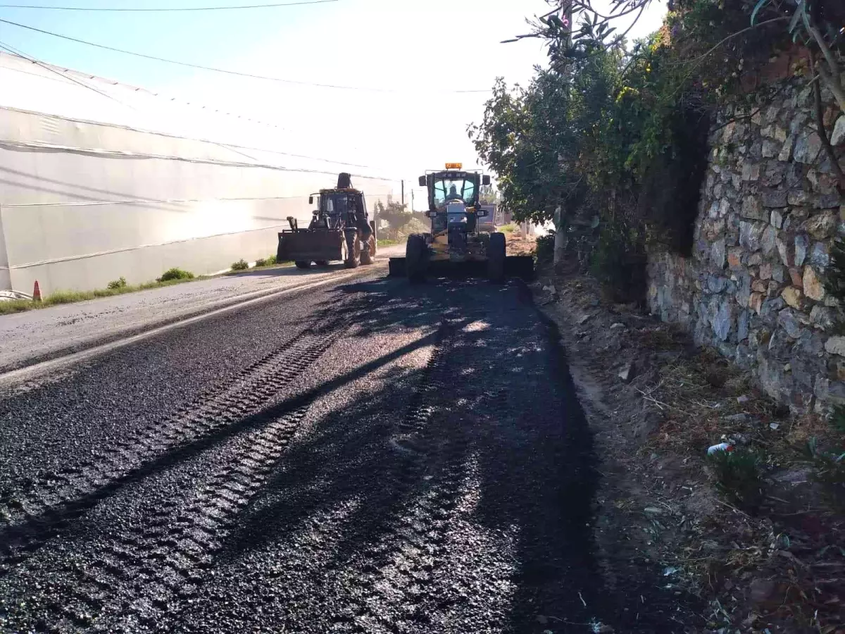 Antalya ekonomi haberi: Alanya\'nın kırsal yollarında kış hazırlıkları sürüyor