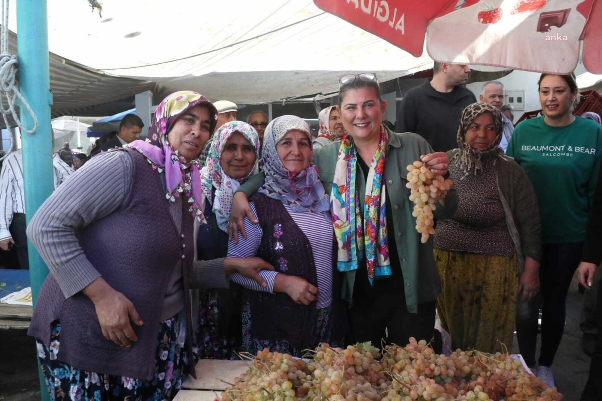 Aydın haber: Aydın Büyükşehir Belediye Başkanı Çerçioğlu\'ndan Koçarlı Pazarı\'na Ziyaret