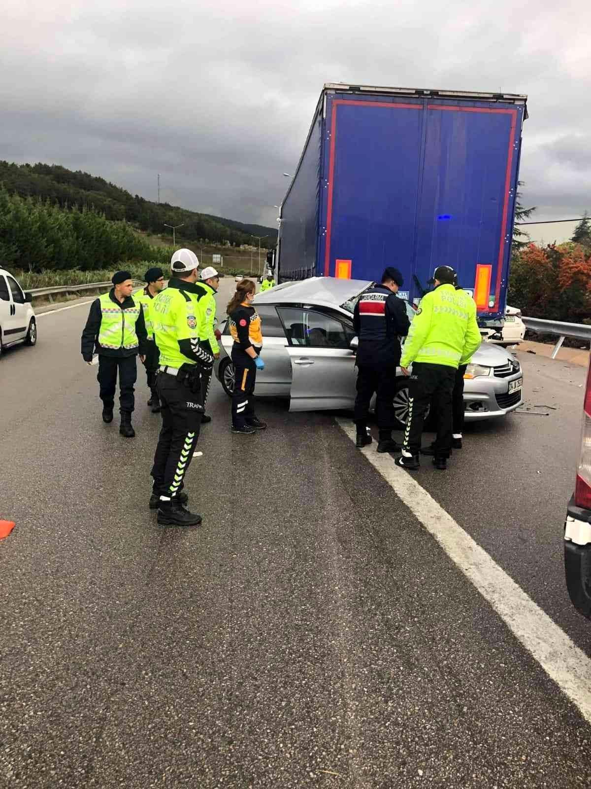 Bursa haber! Bursa\'da yağışlı hava kazayı beraberinde getirdi: 2 ölü