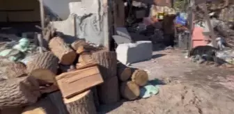 Harabeye dönen Lyman kentinde kalan sivillerin kış hazırlıkları