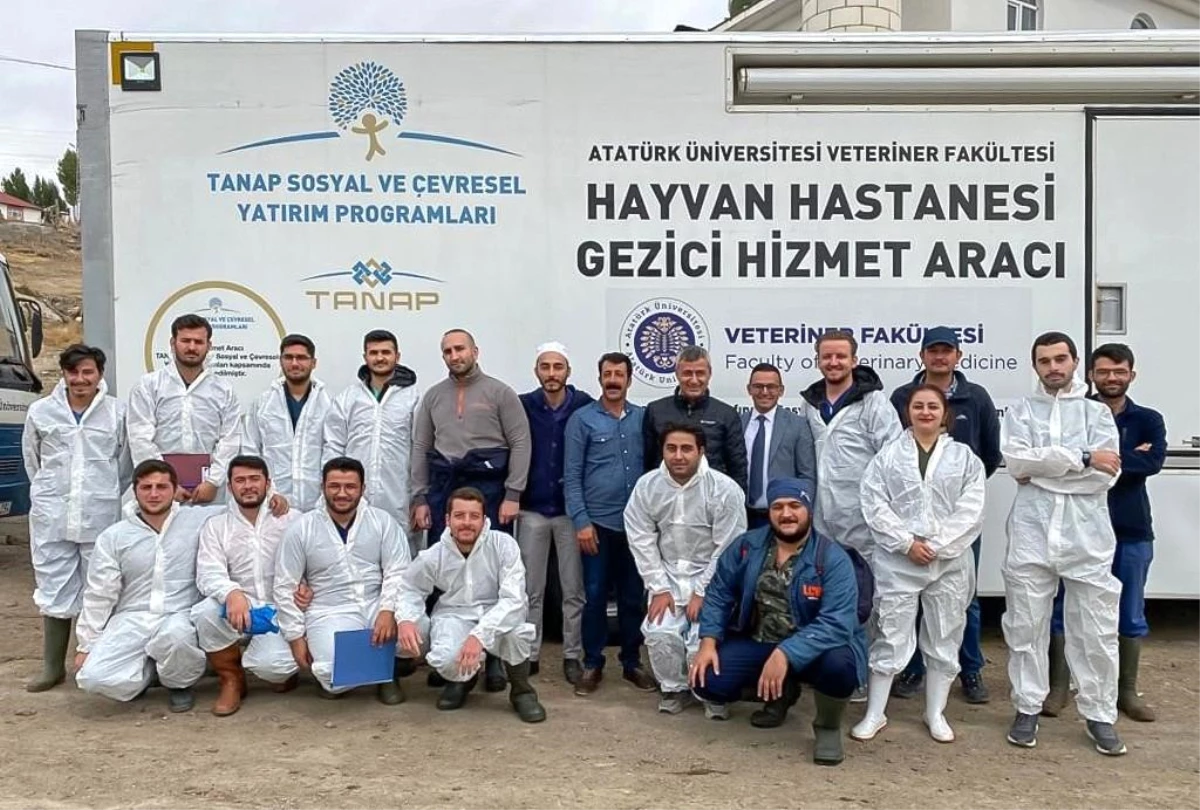Son dakika haberleri... Erzurum\'da Hayvan Hastanesi hizmet aracı ilçeleri gezmeye devam ediyor