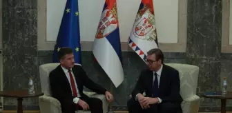 Sırp lider Vucic, AB Belgrad-Priştine Diyaloğu Özel Temsilcisi ile görüştü