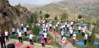 Terörden temizlenen Efkar Dağı'nda 'Online Training' eğitimi