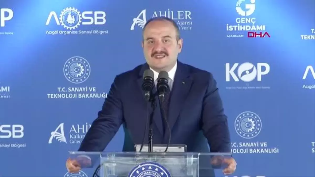 BAKAN VARANK, NEVŞEHİR ACIGÖL TEKSTİLKENT TEMEL ATMA TÖRENİNE KATILDI - 1